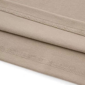 Custom High Neck T-shirt Blank Solid Color 100% Cotton Plain T Shirt for <b>Men</b> - Product Image 6