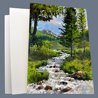 Papier aquarelle A4 300g écologique et biodégradable 100% coton avec matériaux recyclés pour la peinture et le dessin en Chine