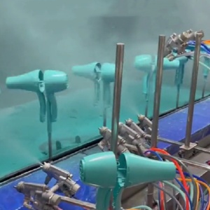 IMLUCKY kaynak fabrika otomatik püskürtme hattı bir kaplama ve bir pişirme saç kurutma makinesi zemin ray otomatik püskürtme hattı - Product Image 1