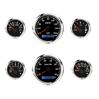 Ensemble de 6 jauges universelles pour voitures, avec compteur de vitesse, pour Nissan
