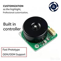 Motor Listrik DC Tanpa Sikat 14.4V 7.2W dengan Dudukan Flens untuk Kipas, Peralatan Rumah Tangga, Instrumen Kosmetik 29mm 4937RPM