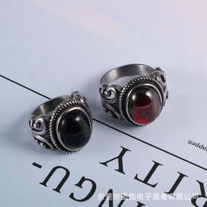 <b>Titanium</b> Steel Couple <b>Rings</b> SA726 Punk Fashion Jewelry For <b>Men</b> Women Spring 2024 - Product Image 1