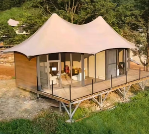 Luxuriöses Wildnis-Resort: High-End-Sternenzelt aus HDPE-Material, Modell Z2, EPS-Haus mit einem Zimmer und einer Halle für ländliche Reisehotels und Unterkünfte - Product Image 2