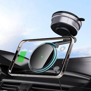 Cargador Inalámbrico Ajustable de 15W con Carga Rápida, Puerto Tipo-C, Soporte Universal para Teléfono de Coche con Luz y Sujeción Automática - Product Image 5