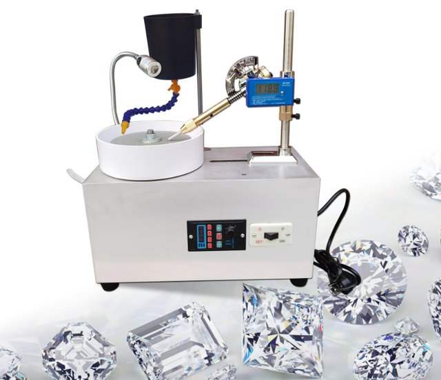 Lapidary Tools Jewelry Stone Polishing Cutting Digital Speed Control Gemstone Faceting Machine Motor Gearbox Gear Bearing