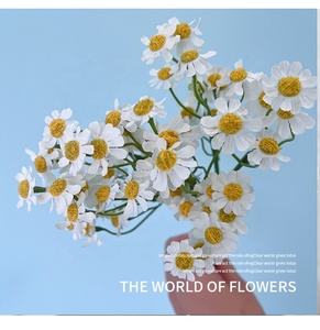 Ramo de flores de manzanilla de 26cm, margaritas artificiales para decoración de fiesta en casa, venta al por mayor, gran venta al por mayor - Product Image 2