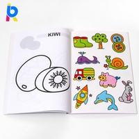 Livre de coloriage personnalisé écologique à couverture souple pour enfants, idéal pour les fêtes, exercices de gribouillage amusants, impression offset, fabricant