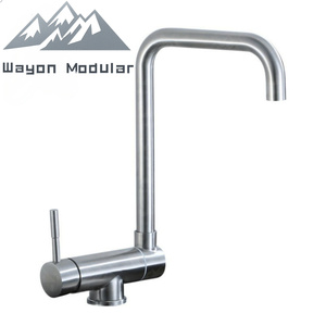 Robinet de cuisine pliable en acier inoxydable Wayon, mitigeur d'évier rotatif à 360° à levier unique - Product Image 5