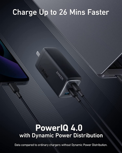 <span class=keywords><strong>Anker</strong></span> 737 GaNPrime <span class=keywords><strong>120W</strong></span> USB C Cargador de pared PPS Cargador rápido plegable compacto rápido de 3 puertos para MacBook - Product Image 2