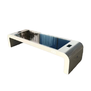 Durevole in acciaio inox per esterni senza fili di ricarica Smart solare mobili banco tavolo per Patio centro commerciale supermercato ospedale - Product Image 1