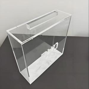 Judaica Lucite <span class=keywords><strong>Matza</strong></span> Présentoir et Boîte de Rangement avec Base en Marbre pour Fête de Pessah et Présentoir de Marchandises - Product Image 5