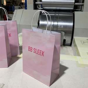 Bolsas de Papel Kraft Personalizadas con Logotipo Impreso para Compras, Regalos, Alimentos, Venta al por Mayor, Bolsas de Lujo KM OEM - Product Image 4