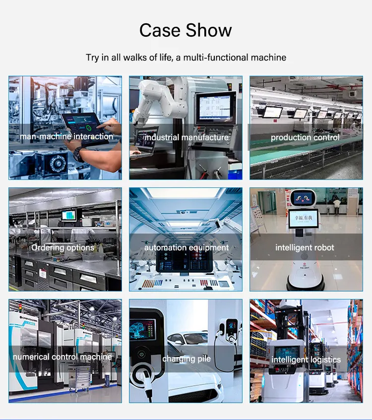 Industrial Advertising Touch Monitor Multitouch TFT LCD IP65 waterproof Touch screen monitor embedded industry panel pc