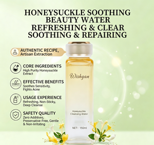 Tonique visage à la fleur de chèvrefeuille en marque propre, hydratant, apaisant et calmant, adapté aux peaux sensibles - Product Image 1