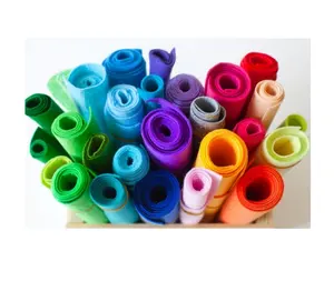 Filter non-woven fabric needle punched polyester staple fiber felt home textile raw material supplier hot sale