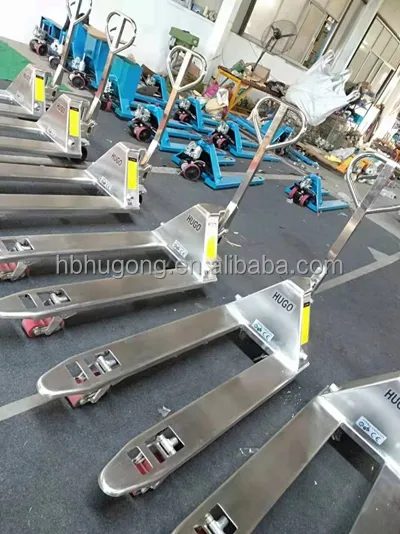 High Quality Customized Stainless Steel Hand Pallet Truck Stainless Steel Pallet Jack