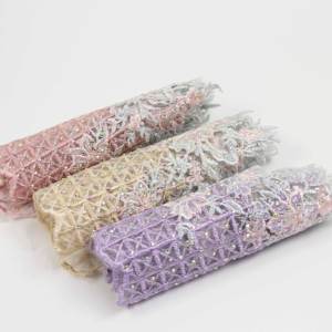 Renda Elastis Multiwarna Desain Baru Gaya Eropa untuk Pakaian Wanita, Warna Kustom Tersedia - Product Image 1