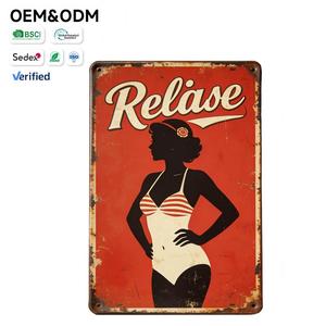 Letreros Metálicos Sexys de Diseño Personalizado |   Oferta Exclusiva Personalizable de Metal Retro Vintage Divertido de 40x30 - Product Image 1