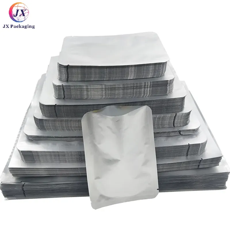Custom Size Heat Seal Vacuum Pouch High Temperature Aluminum Retort Pouch Snack Food Pet Food Plastic Packaging Bag