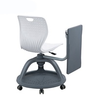 Chaise d'école mobile moderne réglable ZOIFUN avec tablette