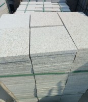 Dalles de granit blanc flammé pour extérieur, écologiques, durables, imperméables, antidérapantes, pour pavés de place publique, écoles, trottoirs, design moderne