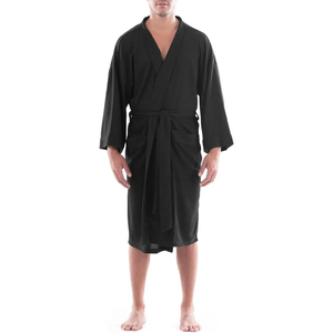 Albornoces Térmicos de Alta Calidad para Hombre, con Logotipo Personalizado, Ligeros, para Hotel, de Algodón, Secado Rápido, Transpirables, Manga Larga - Product Image 1