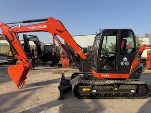 Excavadora de cadenas usada Kubota KX183 de 8 toneladas, excavadora de construcción Kubota de segunda mano en venta - Product Image 2