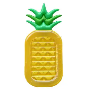 Hot Selling Summer Party Pool Fun Giant PVC Inflatable Pineapple Pool Float Raft Beach Mattress