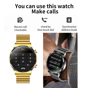 Reloj Inteligente <span class=keywords><strong>LIGE</strong></span> 2022 con Pantalla AMOLED, Llamadas, Resistencia al Agua IP67, Reproductor de Música, Correa de Acero Inoxidable para Hombre - Product Image 4