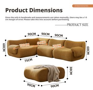 Juego <span class=keywords><strong>de</strong></span> Sofás Comprimidos, Modernos y <span class=keywords><strong>de</strong></span> Lujo para Sala <span class=keywords><strong>de</strong></span> Estar, Seccionales <span class=keywords><strong>de</strong></span> <span class=keywords><strong>2</strong></span> y 3 Plazas, <span class=keywords><strong>de</strong></span> Terciopelo <span class=keywords><strong>con</strong></span> Espuma Comprimida, Duraderos, Modulares y Reclinables - Product Image 2