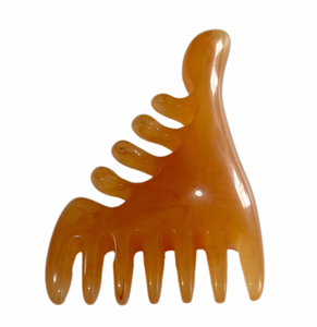 Produits de santé en gros pour usage en spa et à domicile, masseur de tête multifonctionnel, Gua Sha triangulaire en résine - Product Image 1