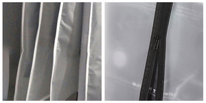 Housse de costume transparente anti-poussière personnalisée en tissu tissé pour vêtements et robes - Product Image 6