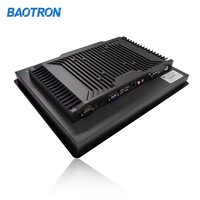 Monitor Sentuh Kapasitif Panel-Mount 15,6 Inci 16:9 Bersertifikasi IP65 CE OEM ODM Baotron Peralatan Laser Otomasi Industri HMI