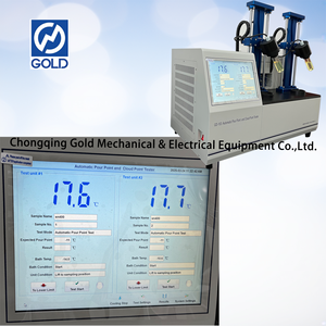 Analizador automático de nubes y puntos de fluidez ASTM D97 Equipo de prueba de puntos de nube de punto de fluidez de petróleo ASTM D2500 - Product Image 2