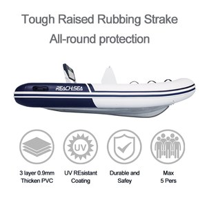 Bateau pneumatique LE330 330 cm avec coque <span class=keywords><strong>en</strong></span> aluminium et console - Product Image 3