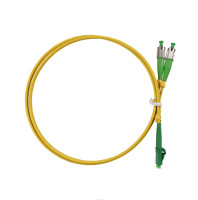 Cordon de raccordement à fibre optique LC/APC à FC/APC à 2 fibres duplex monomode haute Performance gaine de câble LSZH 3.0mm pour centres de données