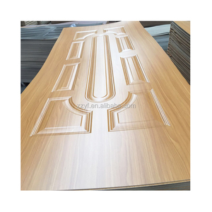 Rivestimento per Porte Stampato Design Moderno Impermeabile in MDF HDF Impiallacciatura Naturale <span class=keywords><strong>Noce</strong></span> Nero Quercia Rossa per Decorazione Porte - Product Image 2