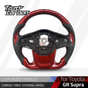 Volante de Fibra de Carbono Personalizado para <span class=keywords><strong>Toyota</strong></span> GR <span class=keywords><strong>Supra</strong></span> 2.0T/3.0T GR <span class=keywords><strong>Supra</strong></span> Pro Edición Especial/GR <span class=keywords><strong>Supra</strong></span> <span class=keywords><strong>GT4</strong></span> Concept/3.0T Premium - Product Image 2