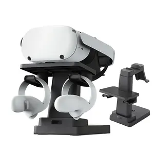 VR-Kopfhörer und Prozessor-Ladestation, kompatibel mit Playstation PSVR - Showcasing und Mobile Controller Station