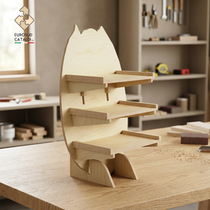 Espositore da banco in legno di qualità EUROSUD Made in Italy betulla per negozi e supermercati - Product Image 3