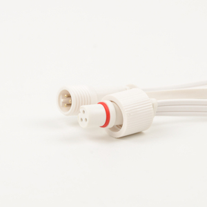 M10 3 broches câble plat IP65 connecteur étanche câble mâle femelle pour éclairage LED - Product Image 2