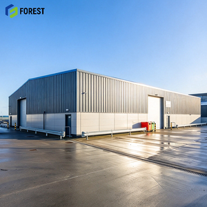Atelier industriel à structure métallique pour centre d'usinage CNC, conformité AS4100 (norme australienne), à portée libre, avec poutres en H, pour usine, entrepôt ou structure de stockage. - Product Image 1