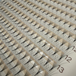 Base de cils 6D Matte Point 0.05 0.07 en gros, bouquets de cils préfabriqués volume russe, bouquets de cils préfabriqués 16 à 20 mm - Product Image 1