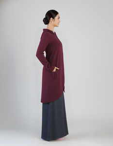 Conjunto Deportivo Informal Musulmán de Tela Tejida Transpirable Kilang Jahit Pukal OEM, Precio de Fábrica, Menutup Aurat OEM - Product Image 2