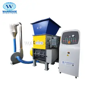 100-2000kg/h Plastic Pipe HDPE Lumps Shredder Crusher Machine