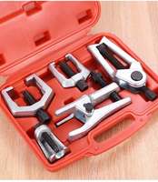 Kit de 5 outils manuels de dépose de rotules de suspension avant pour automobile, en acier, avec mallette rigide, personnalisable OEM, marque MDS 6