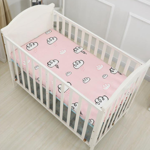Drap-housse pour lit de bébé 100% coton Jersey tricot drap-housse pour lit de bébé Standard et matelas pour tout-petits - Product Image 4