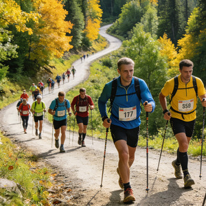 Wrist Support Compression <b>Straps</b> Breathable Nylon For Mountaineering Trekking Racing Sports Protection Adult Universal Use - Product Image 1