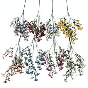 Nuovi Fiori Artificiali in Seta, Piccoli Fiori Selvatici Modello MJ, Decorazione Morbida per Sale Matrimoni, Base Guida per Composizioni Floreali - Product Image 3