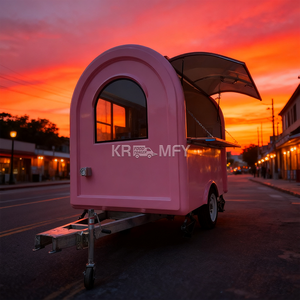 Remolque 2025, Cocina Móvil Personalizada Colorida, Certificado Coc, Carrito de Pizza, Café, Helados, Camión de Comida - Product Image 1